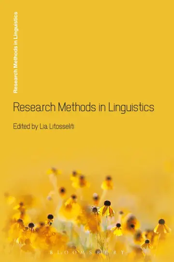 Cover of Research Methods in Linguistics
