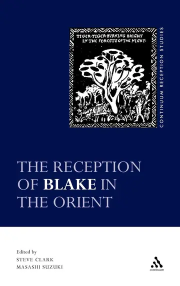 Cover of The Reception of Blake in the Orient