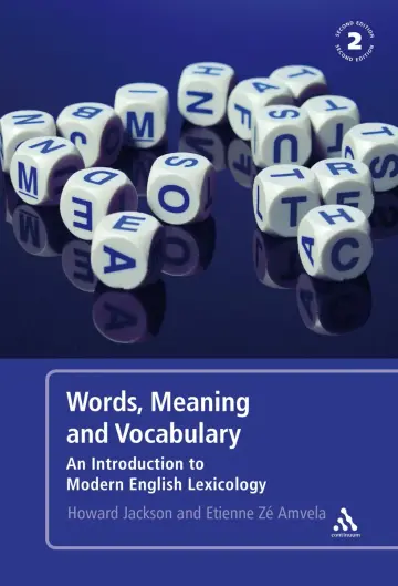 Cover of Words, Meaning and Vocabulary