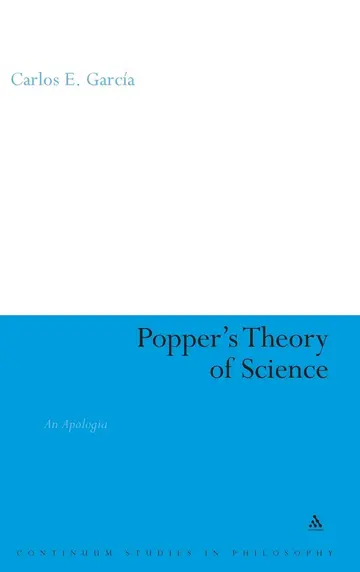 Cover of Popper's Theory of Science
