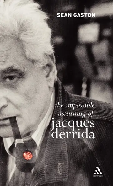 Cover of The Impossible Mourning of Jacques Derrida