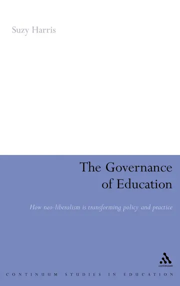 Cover of The Governance of Education