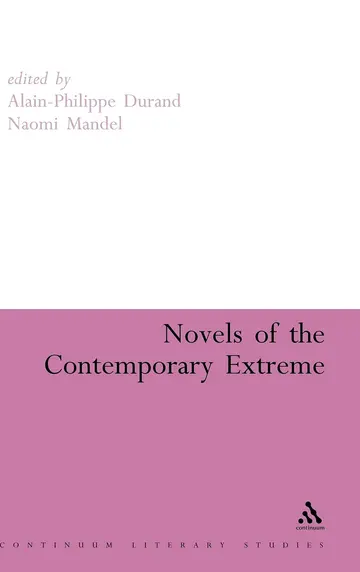 Cover of Novels of the Contemporary Extreme