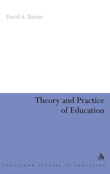 Cover of Theory and Practice of Education