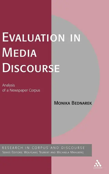 Cover of Evaluation in Media Discourse
