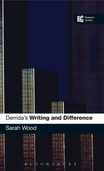 Cover of Derrida's Writing and Difference