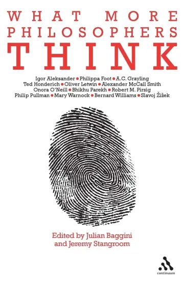 Cover of What More Philosophers Think