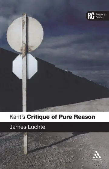 Cover of Kant's Critique of Pure Reason
