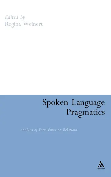 Cover of Spoken Language Pragmatics