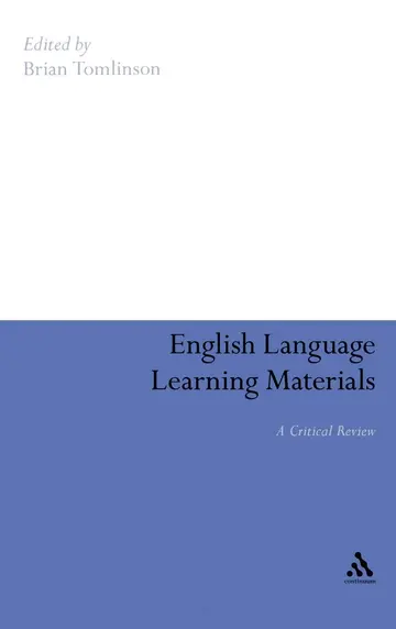 Cover of English Language Learning Materials