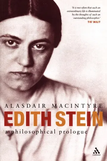 Cover of Edith Stein