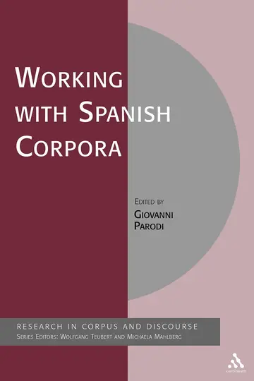 Cover of Working with Spanish Corpora