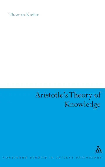 Cover of Aristotle's Theory of Knowledge