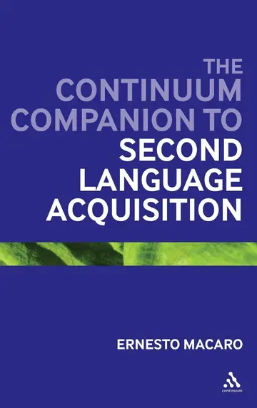 Cover of Continuum Companion to Second Language Acquisition