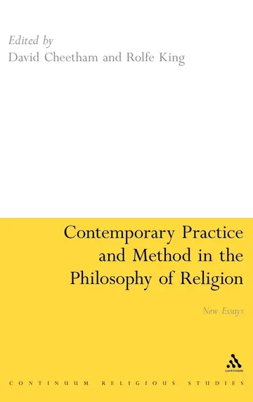 Cover of Contemporary Practice and Method in the Philosophy of Religion