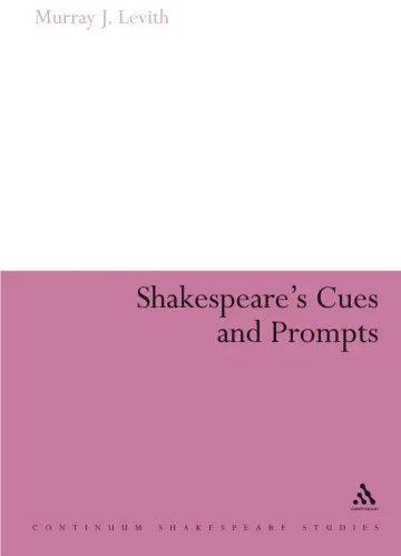 Cover of Shakespeare's Cues and Prompts