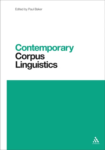 Cover of Contemporary Corpus Linguistics