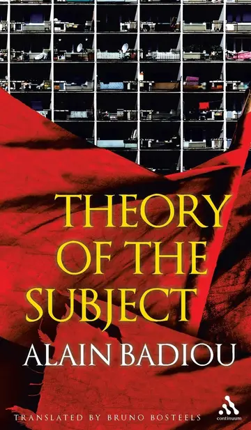 Cover of Theory of the Subject