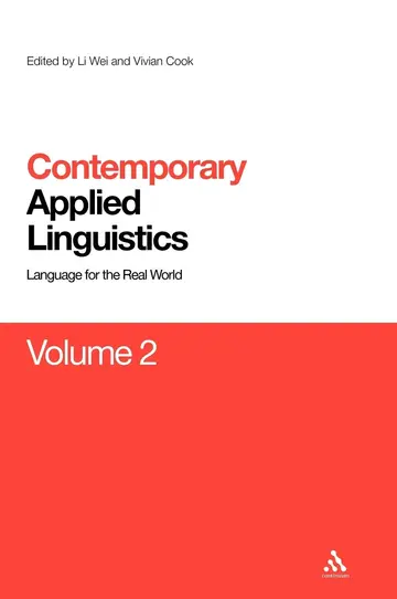 Cover of Contemporary Applied Linguistics