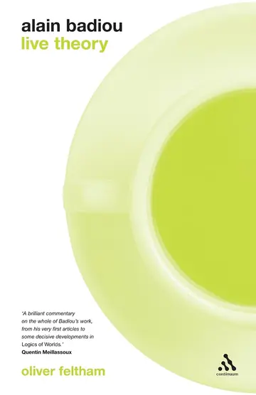 Cover of Alain Badiou