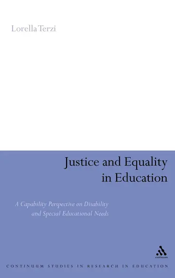 Cover of Justice and Equality in Education