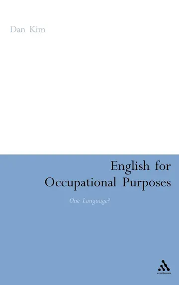 Cover of English for Occupational Purposes