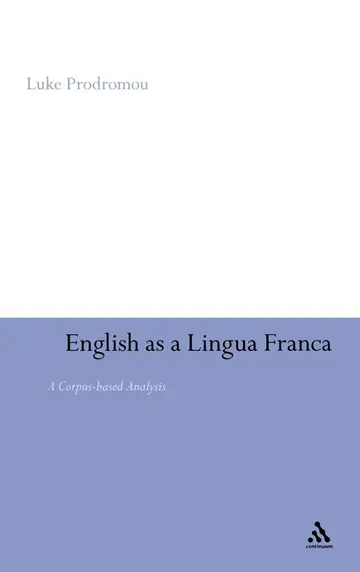 Cover of English as a Lingua Franca