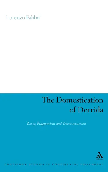 Cover of The Domestication of Derrida