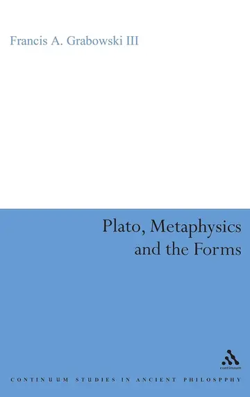 Cover of Plato, Metaphysics and the Forms