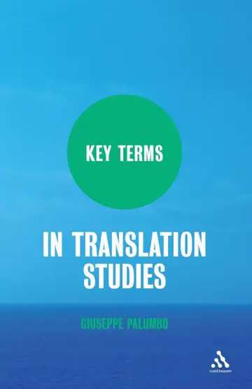 Cover of Key Terms in Translation Studies