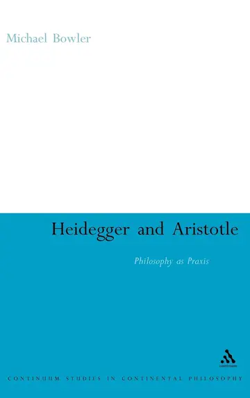 Cover of Heidegger and Aristotle