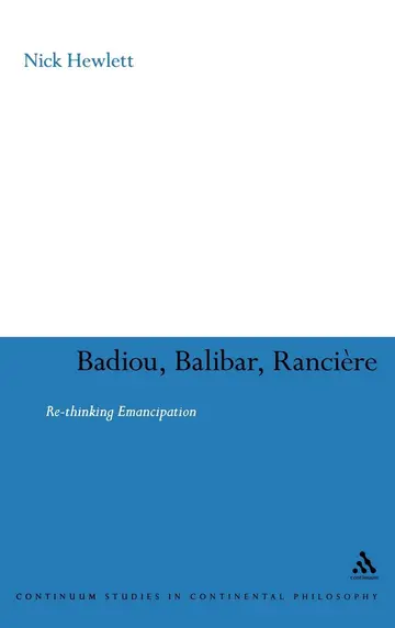 Cover of Badiou, Balibar, Ranciere
