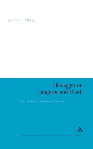 Cover of Heidegger on Language and Death