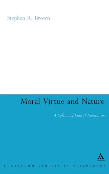 Cover of Moral Virtue and Nature