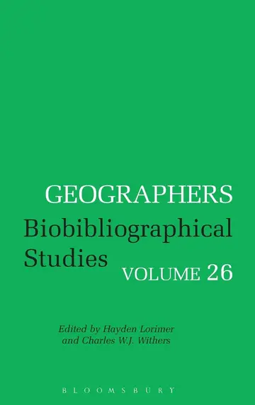 Cover of Geographers