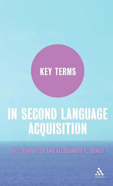 Cover of Key Terms in Second Language Acquisition