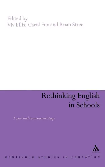 Cover of Rethinking English in Schools