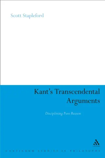 Cover of Kant's Transcendental Arguments