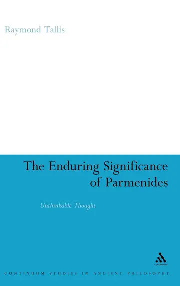 Cover of The Enduring Significance of Parmenides