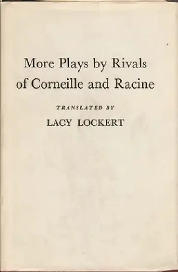Cover of More Plays by Rivals of Corneille and Racine