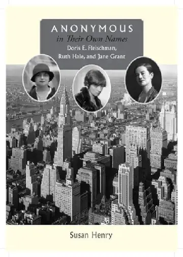 Cover of Anonymous in Their Own Names