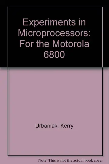 Cover of Microproc Fundmntl Motorala