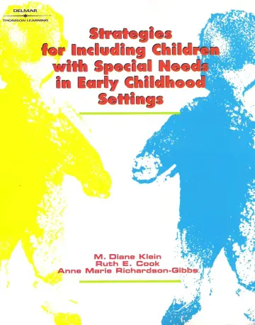 Cover of Strategies for Including Children with Special Needs in Early Childhood Settings