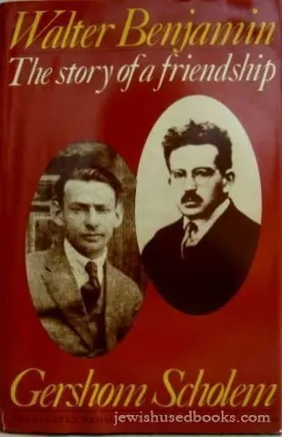 Cover of Walter Benjamin the Story of a Friend