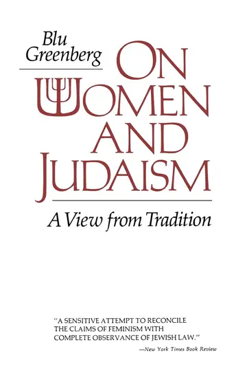 Cover of On Women and Judaism