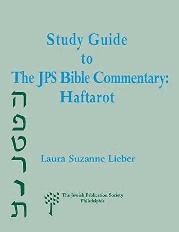 Cover of Study Guide to the JPS Bible Commentary