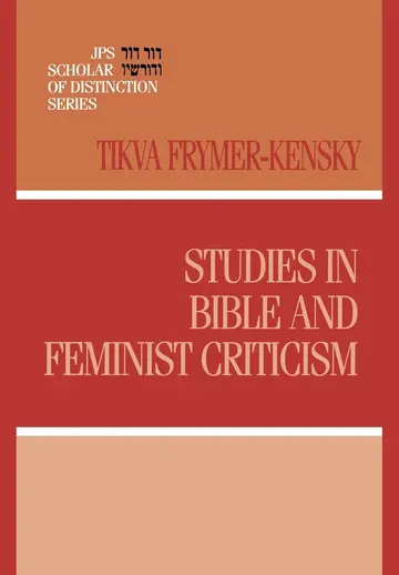 Cover of Studies in Bible and Feminist Criticism