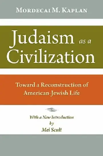 Cover of Judaism as a Civilization