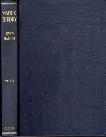 Cover of Theory of Matrices