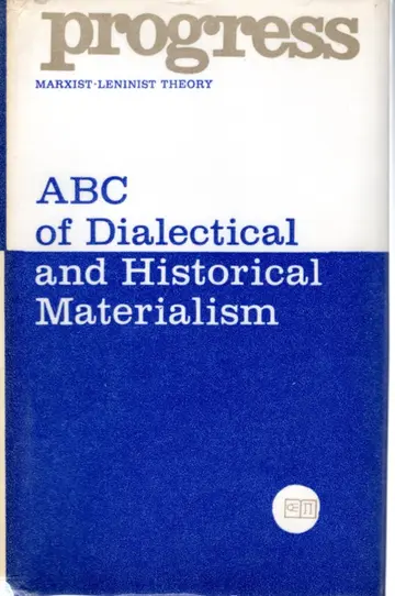 Cover of Abc of Dialectical and Historical Materialism